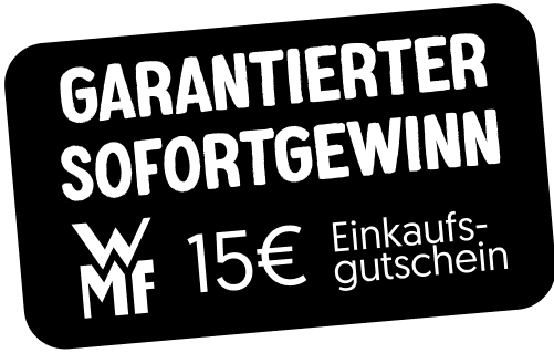 Garantierter Sofortgewinn: WMF Einkaufsgutschein über 15€